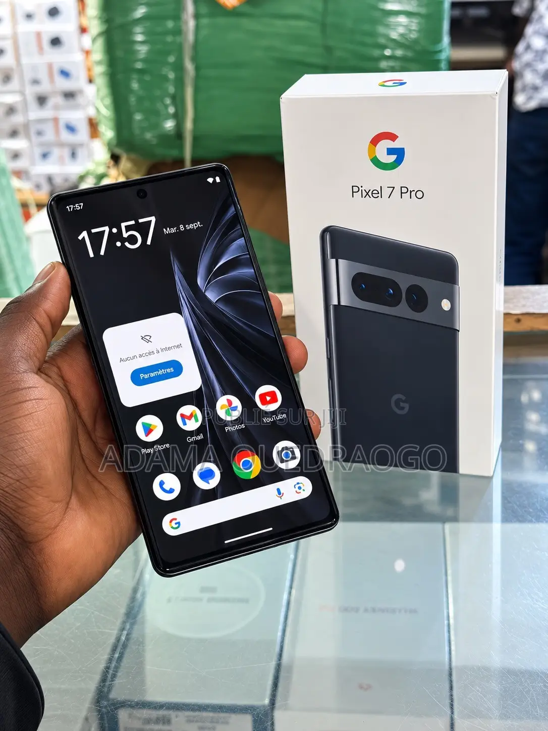 Google Pixel 7 Pro 128 GB Noir