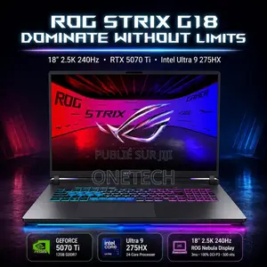 Nouveau Asus ROG Strix G18 64GB Intel Core Ultra 9 SSD 4T