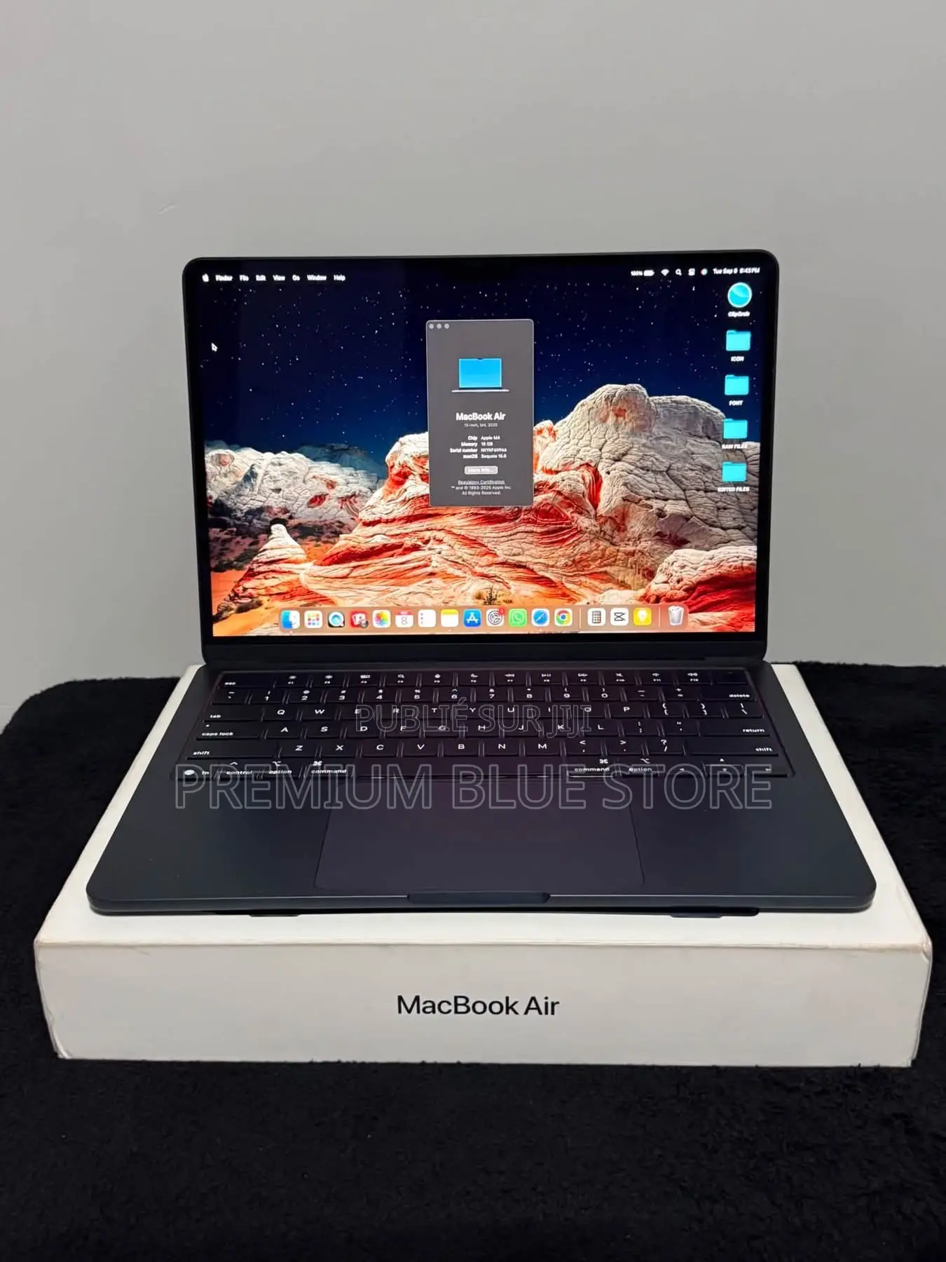 Nouveau Pomme MacBook Air 2025 M4 16GB Apple M4 SSD 256GB
