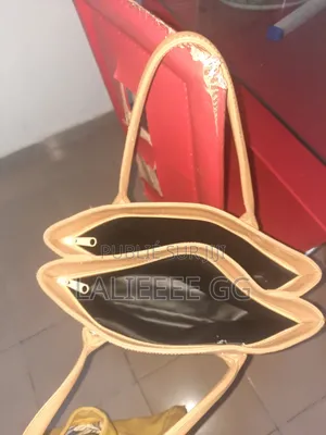 Sac Marron À Peau Bien Dure