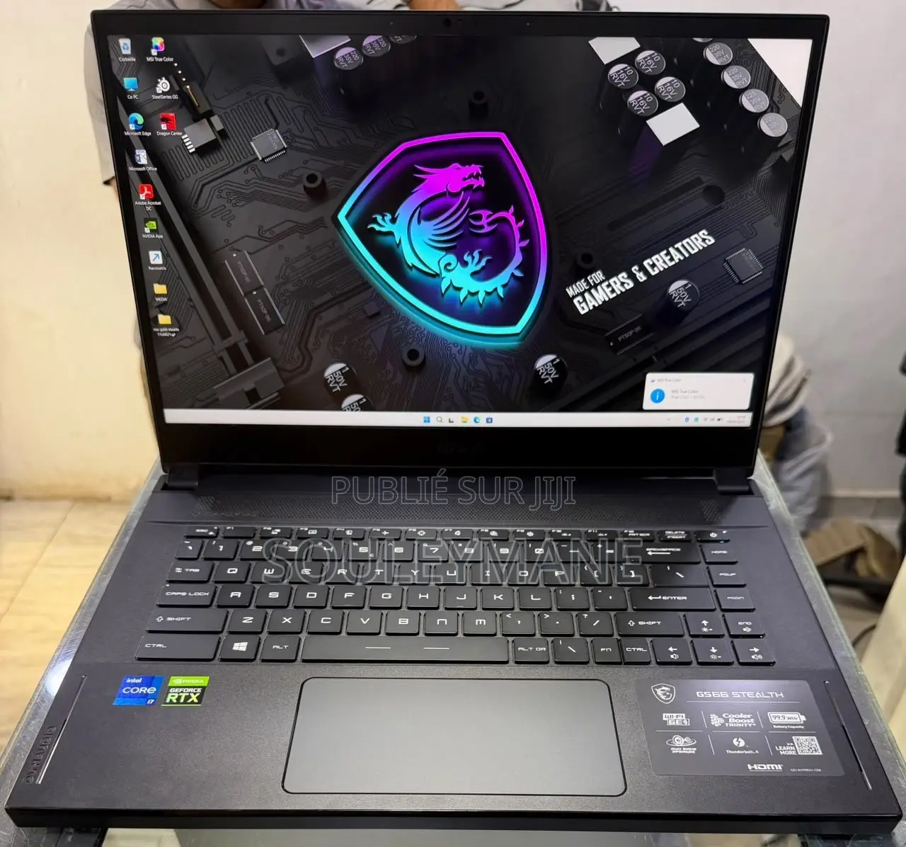 Ordinateur portable MSI GS66 Stealth 11UH 32GB Intel Core i7 SSD 1T