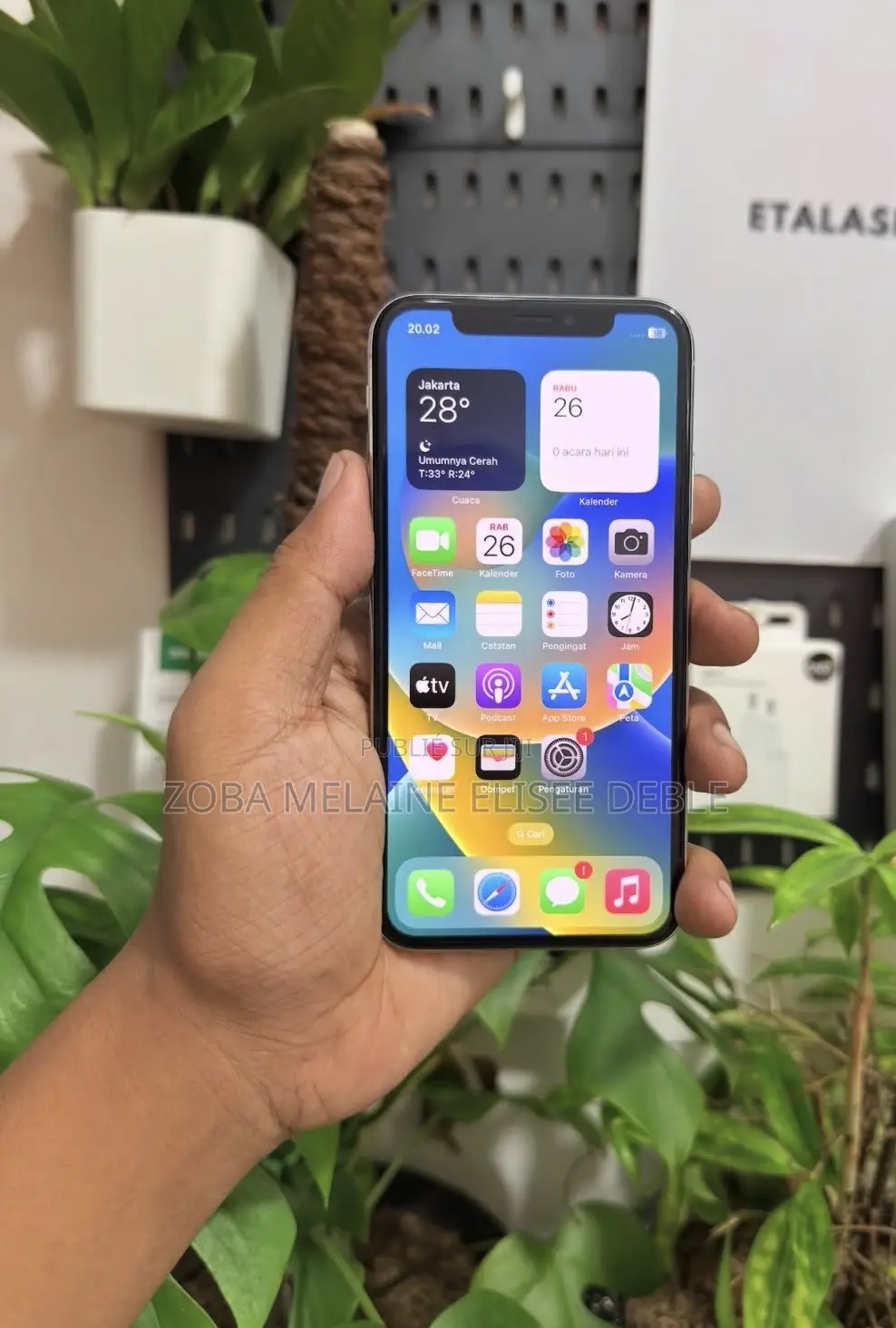 Nouveau Pomme iPhone X 256 GB Blanc
