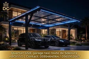 Carport Transparent Lux + Portail Métallique