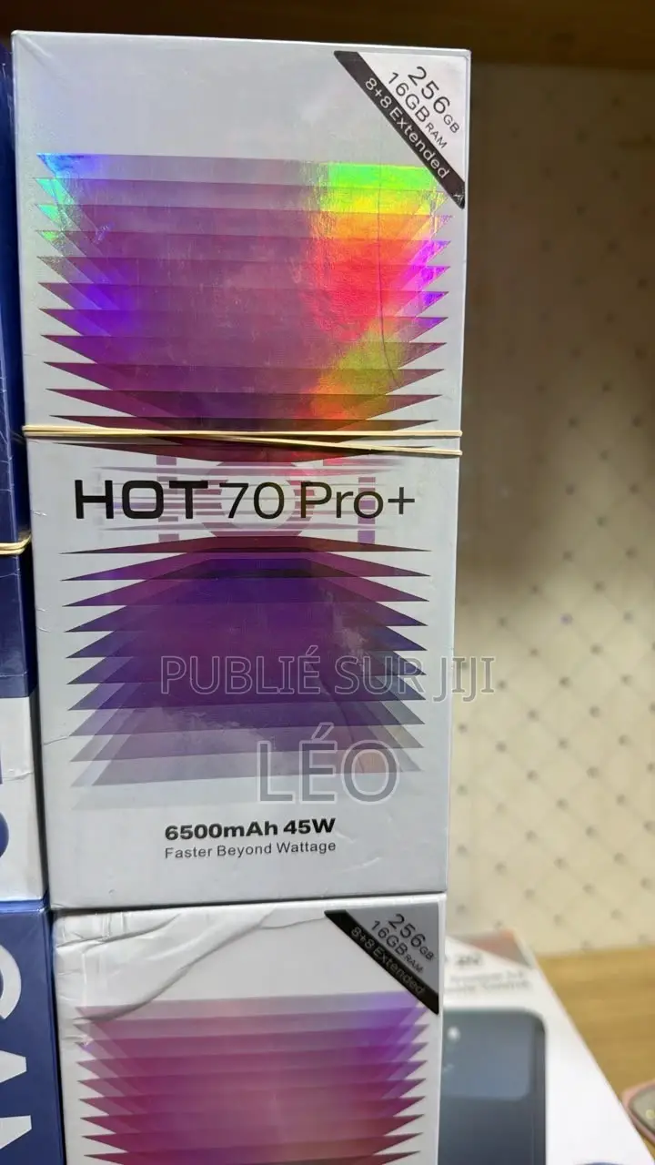 Nouveau Infinix Hot 70 Pro 5G+ 256 GB Orange