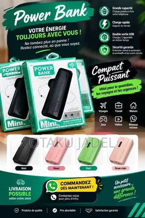 Power Bank Mini Chargeur Portable USB
