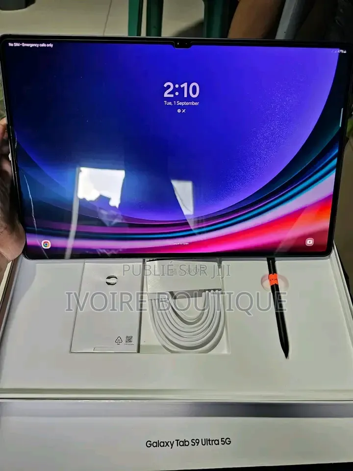 Nouveau Samsung Galaxy Tab S9 Ultra 256 GB Noir