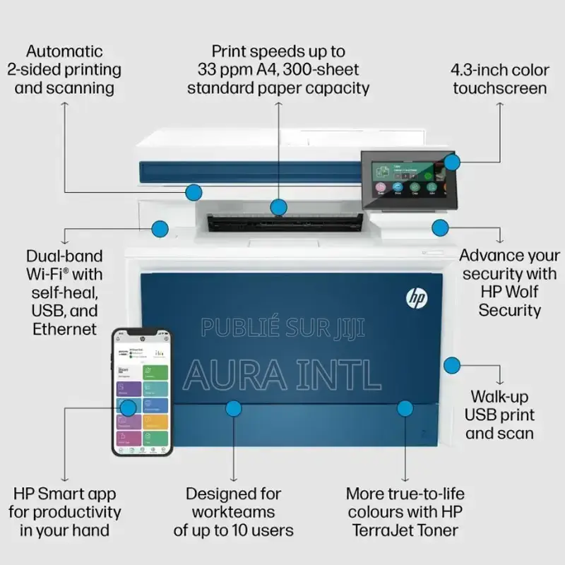 Imprimante HP Laserjet Pro 4303DW Color