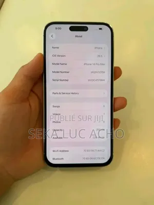 Nouveau Pomme iPhone 14 Pro Max 256 GB Gris