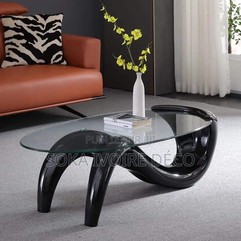Table Basse Centrale Vitrée