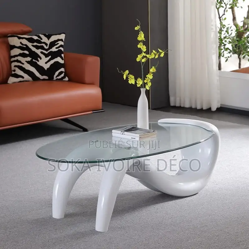 Table Basse Centrale Vitrée