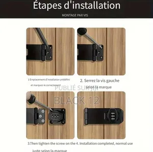 Serrure À Combinaison Robuste Pour Porte d'Armoire