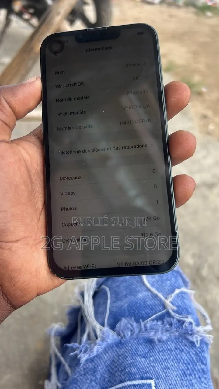 Nouveau Pomme iPhone 13 128 GB Noir