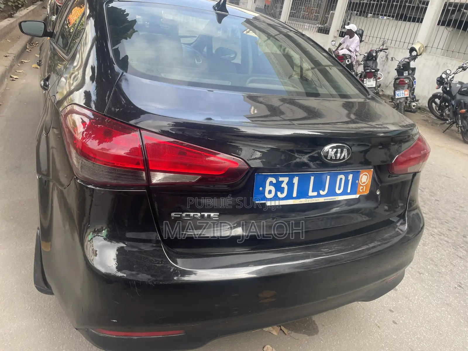 Kia Forte S Sedan 2018 Noir