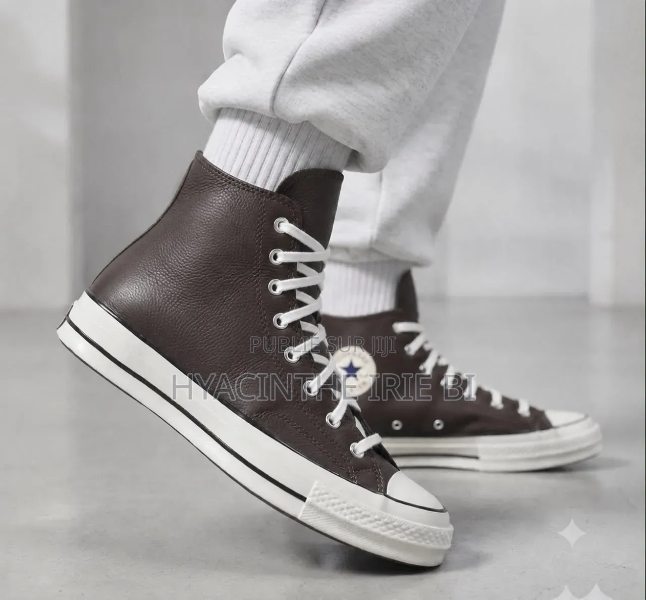 Converse All Stars Matière Cuir Véritable Authentique Original