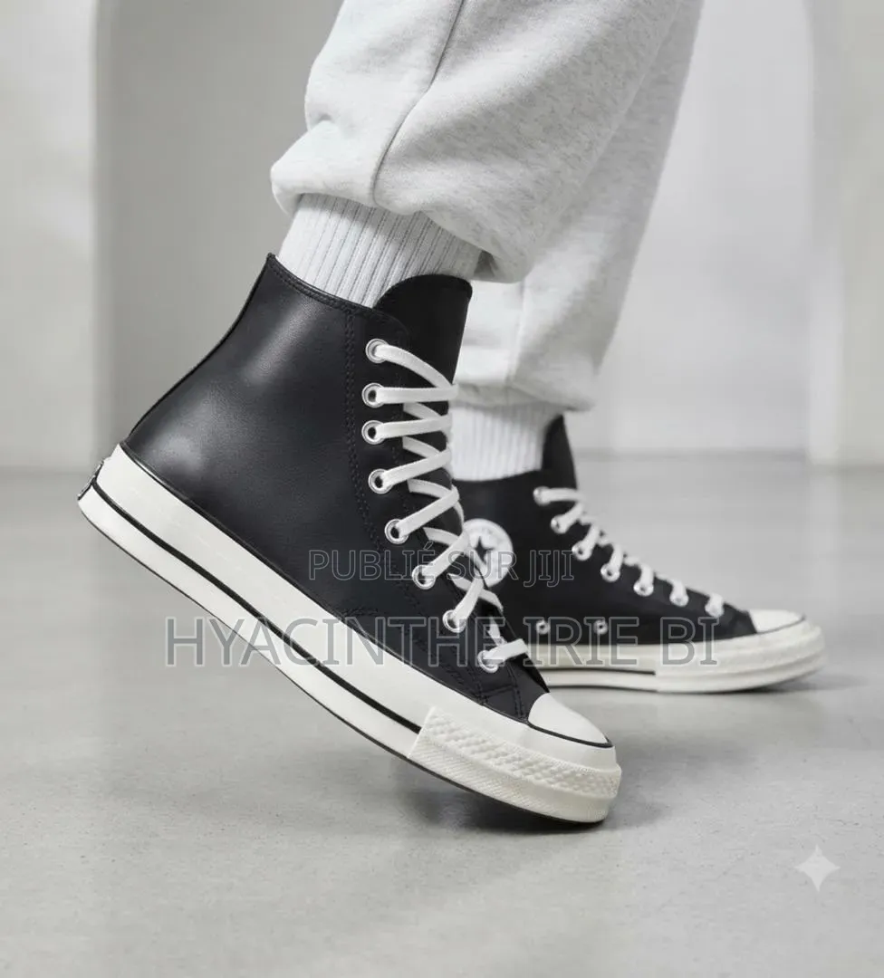 Converse All Stars Matière Cuir Véritable Authentique Original