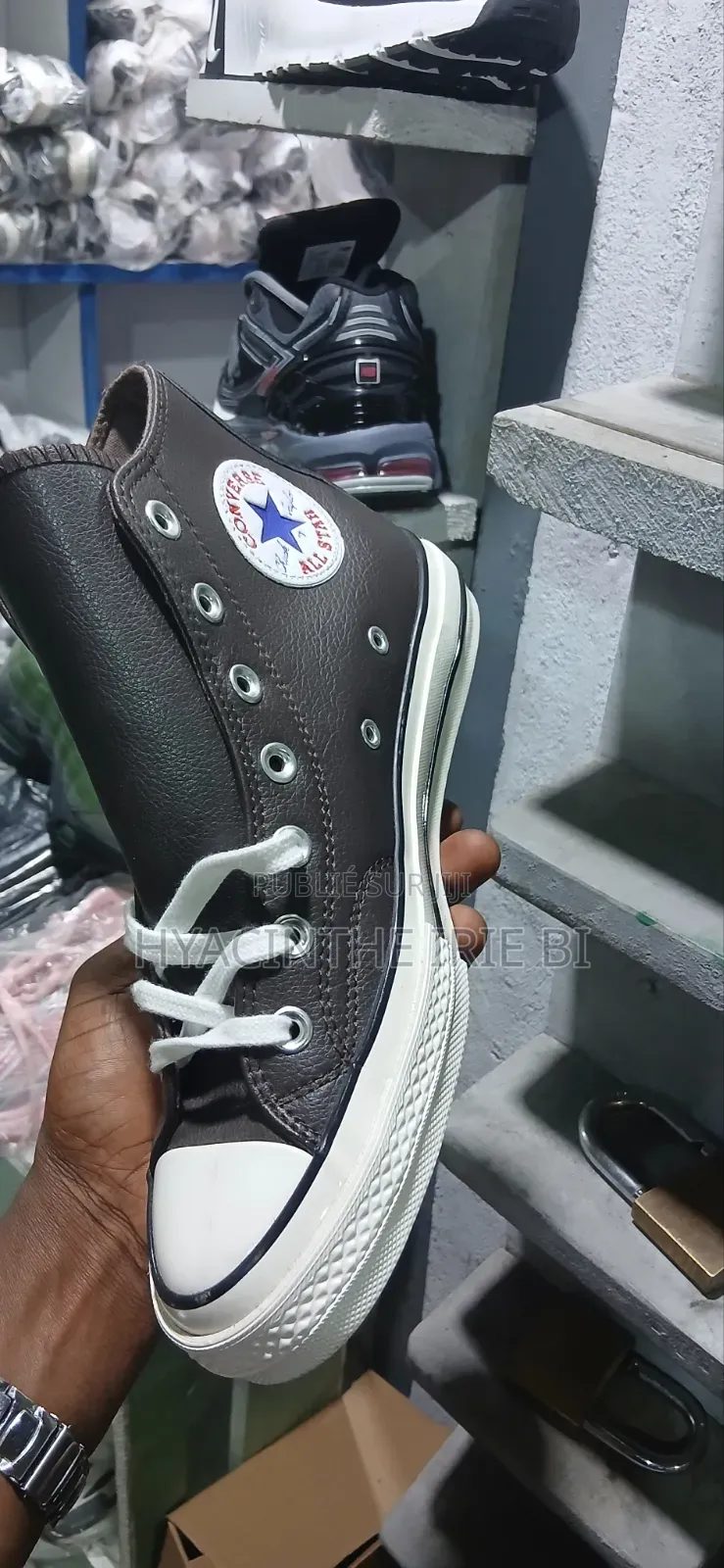 Converse All Stars Matière Cuir Véritable Authentique Original
