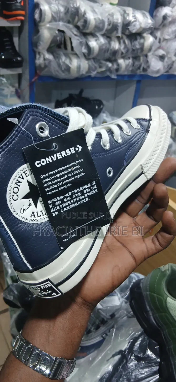 Converse All Stars Matière Cuir Véritable Authentique Original