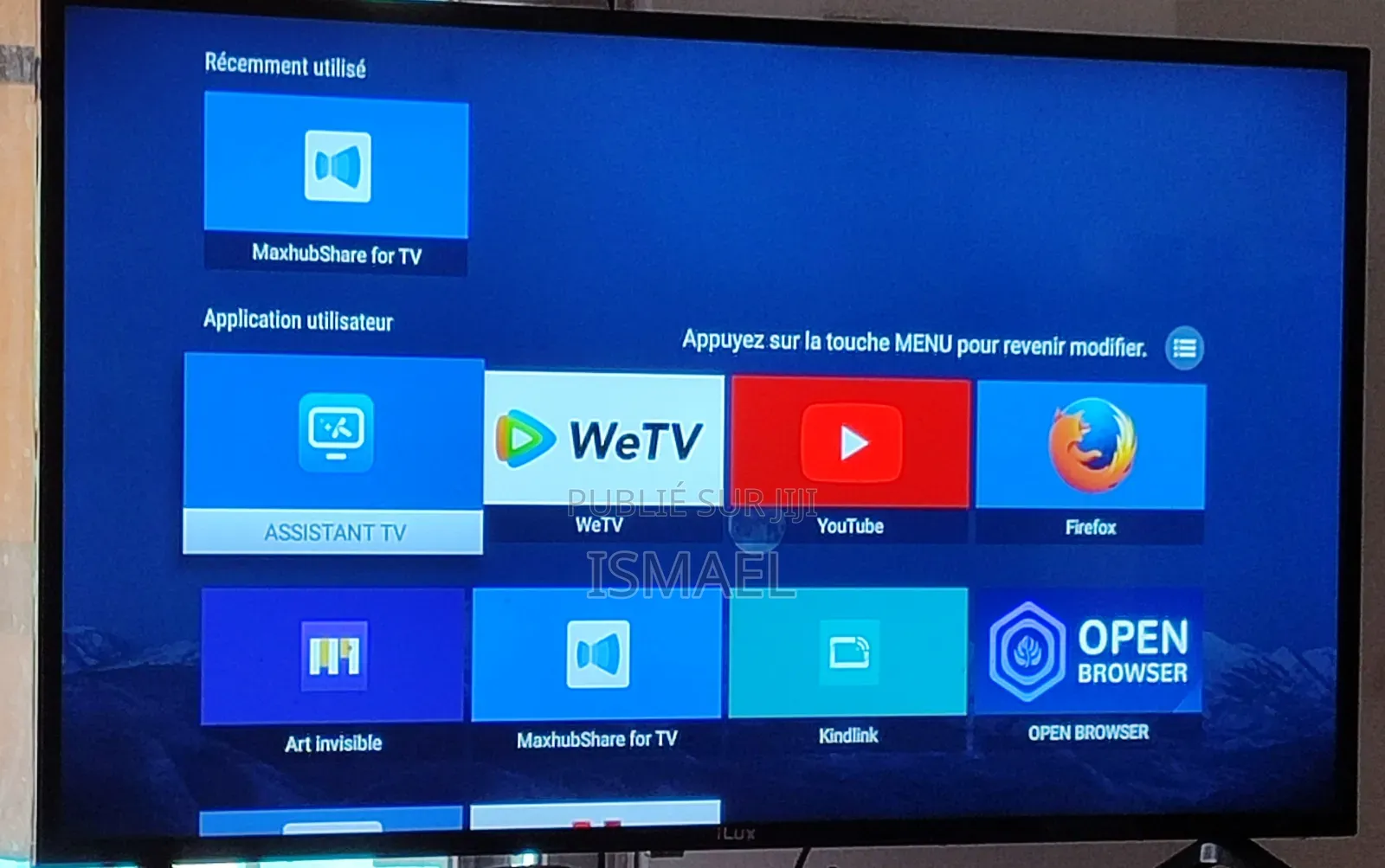TV Ilux 43 Pouce Wifi Android