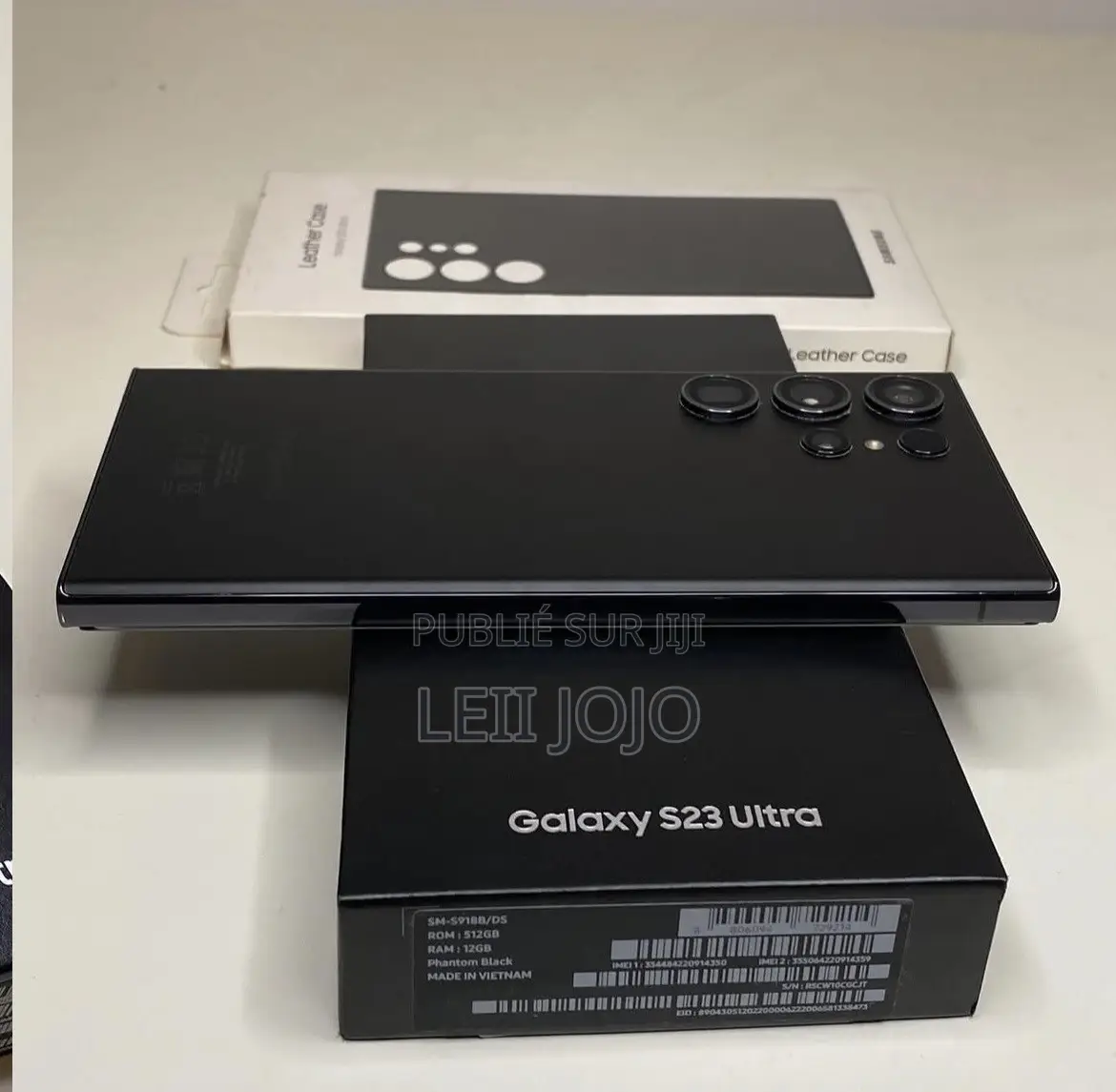 Nouveau Samsung Galaxy S23 Ultra 256 GB Noir