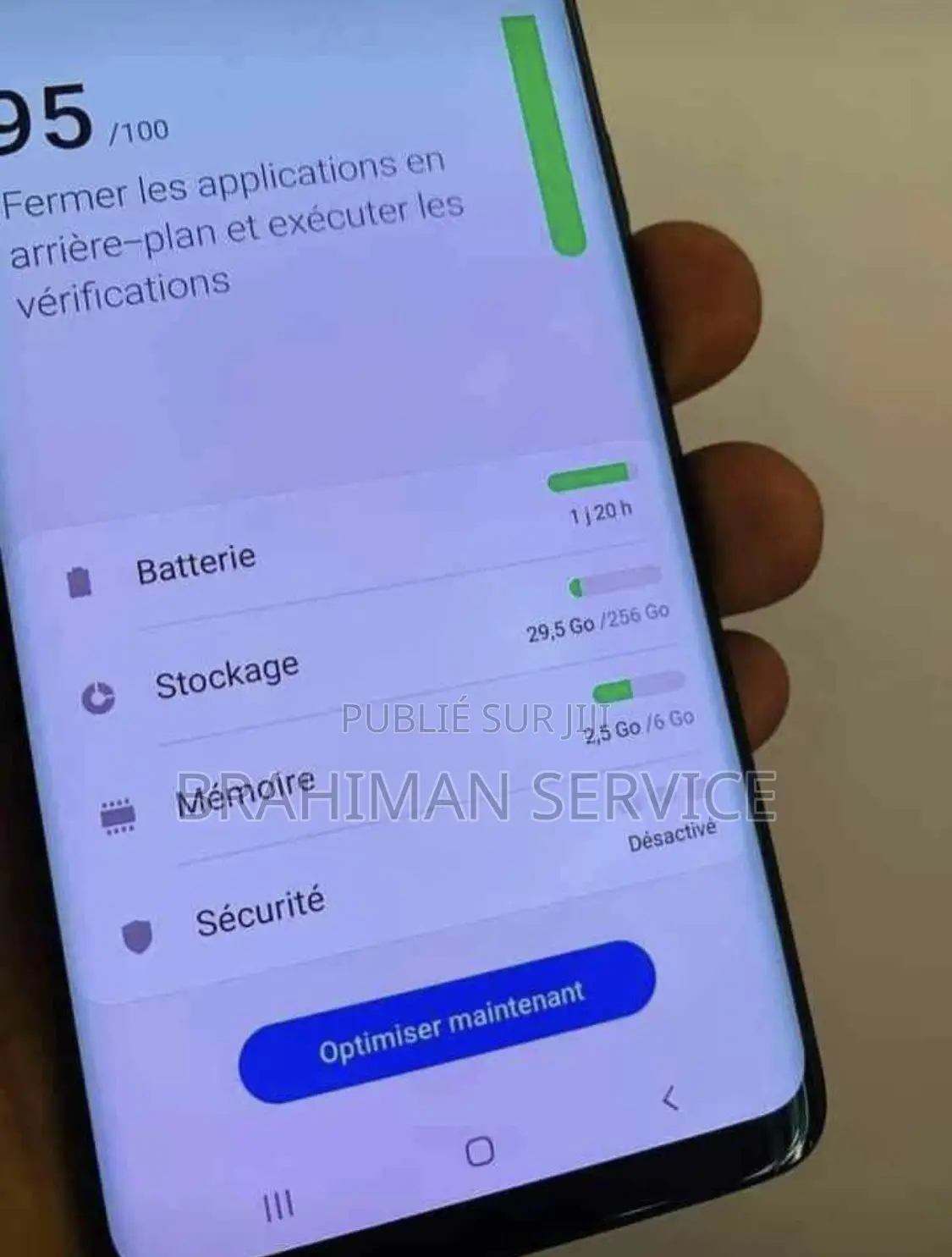 Samsung Galaxy S9 Plus 256 GB Noir
