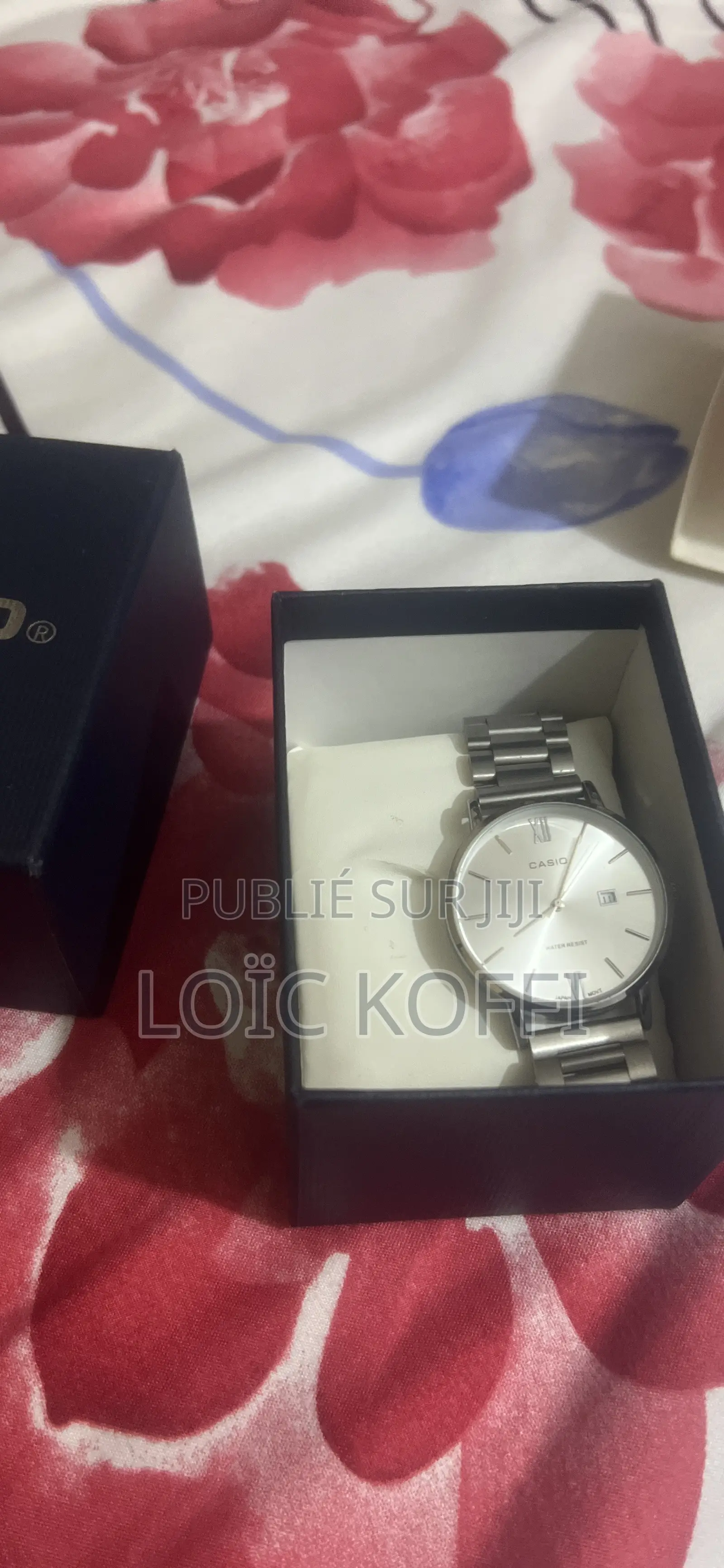Montre Casio Homme en Acier Inoxydable – Cadran Argenté Avec Date