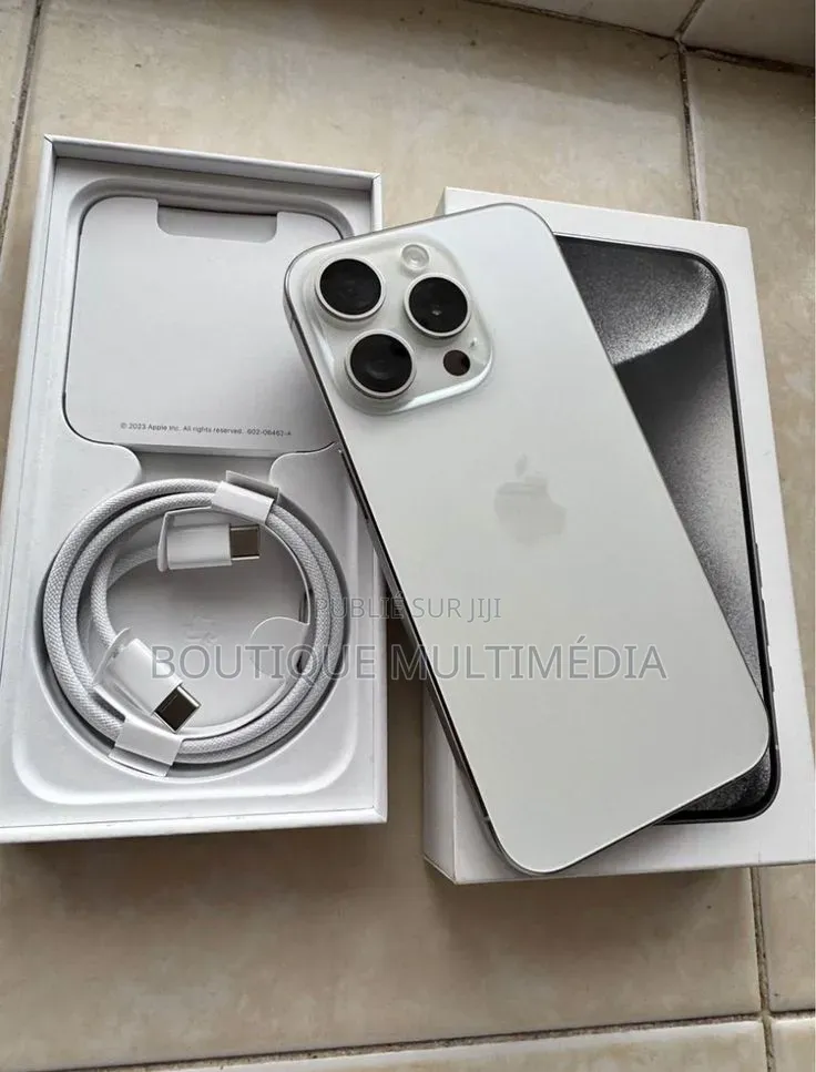Nouveau Pomme iPhone 16 Pro Max 512 GB Blanc