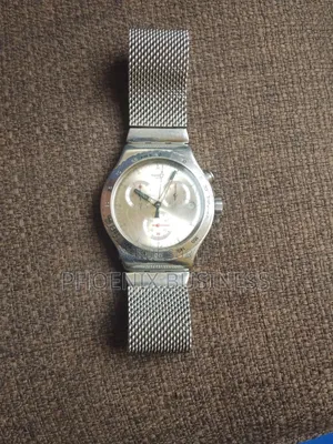 MONTRE SWATCH IRONY CHRONO SILVERISH (Pour Pièce Où Réparation) 15000f