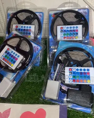 Ruban LED RGB 5050 5M - Kit Complet 16 Couleurs Avec Télécommande IR