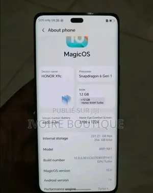 Nouveau Honor X9c 256 GB Autre