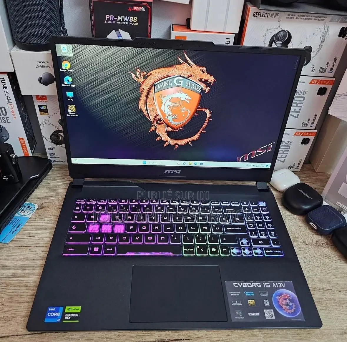 Nouveau MSI Cyborg 15 16GB Intel Core i7 HDD+SSD 512GB