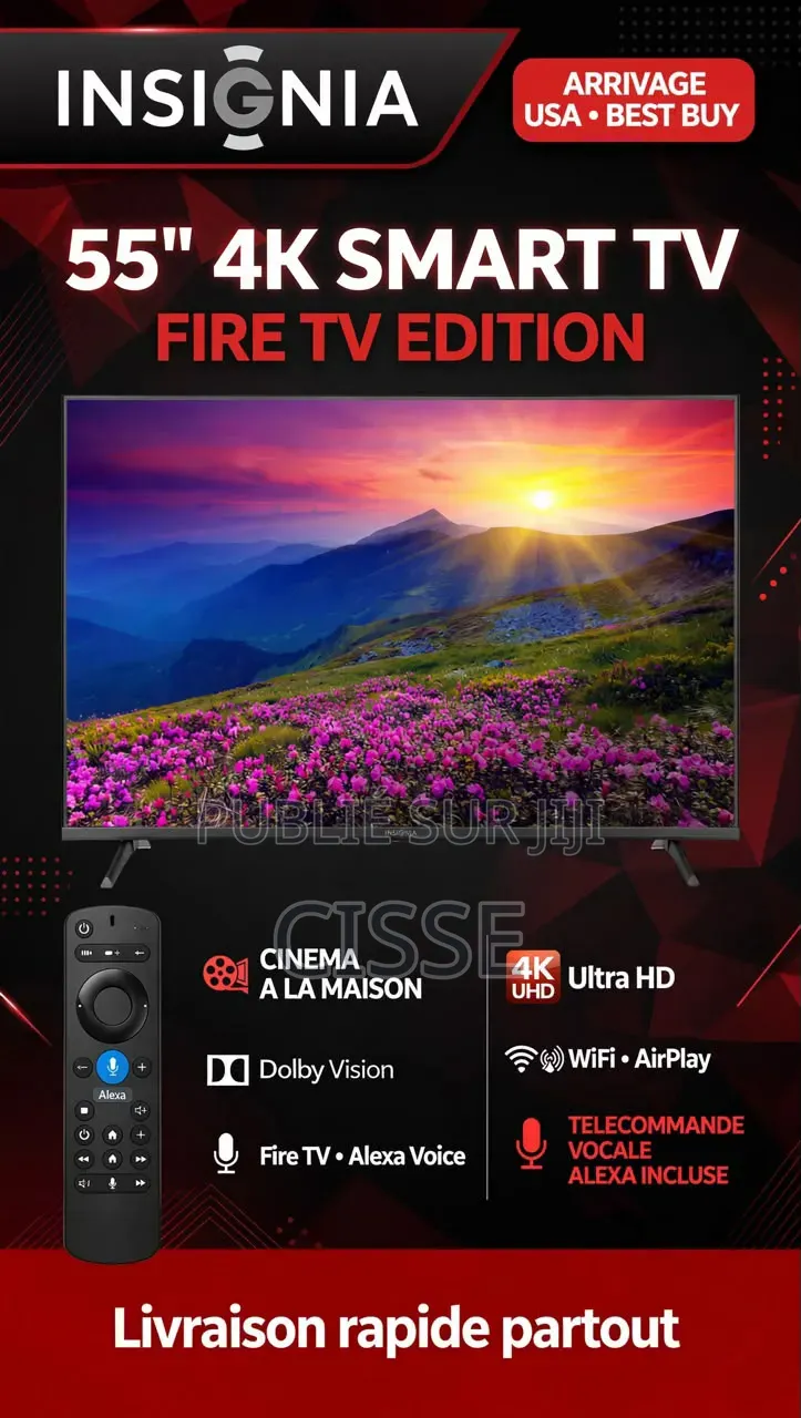 Insignia 55'' Smart TV Fire TV - Made in Usa