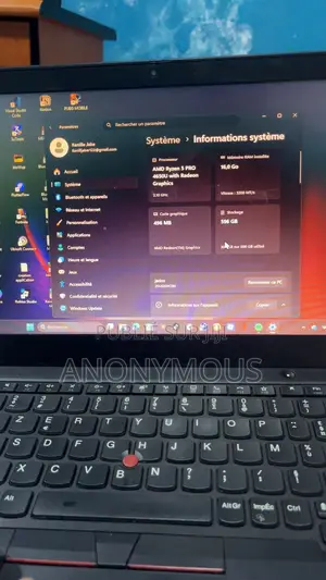 Ordinateur portable Lenovo ThinkPad 10 16GB AMD Ryzen 5 SSD 500GB