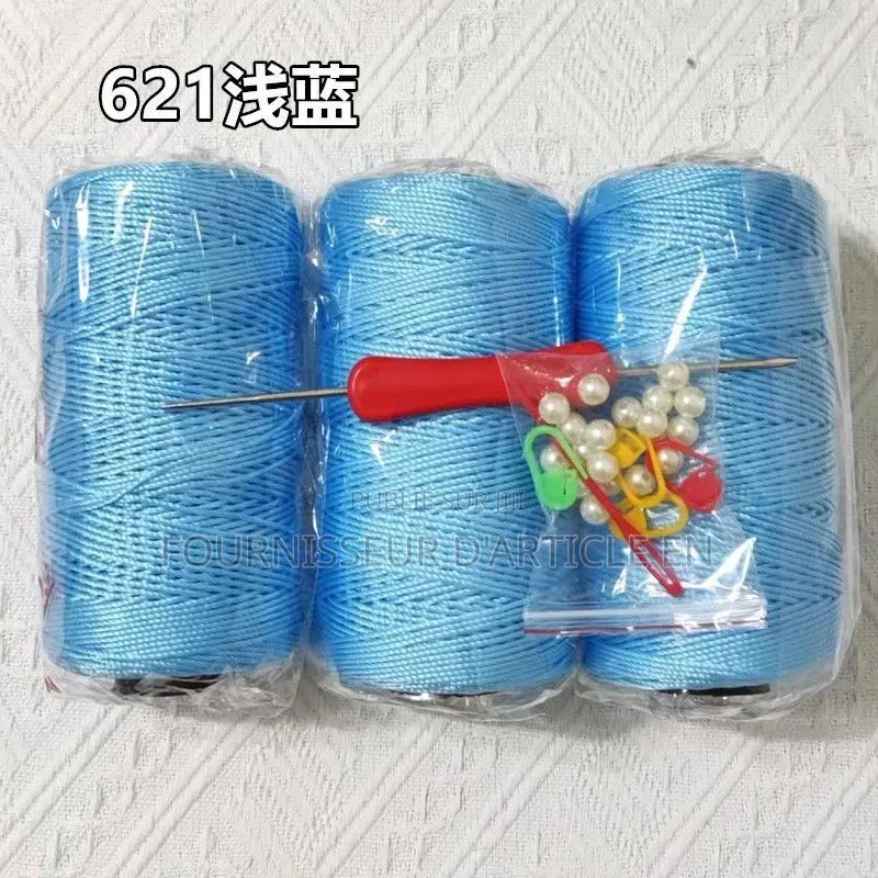 Kit De 3 Pelotes Fil De Soie.