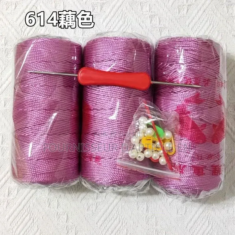 Kit De 3 Pelotes Fil De Soie.