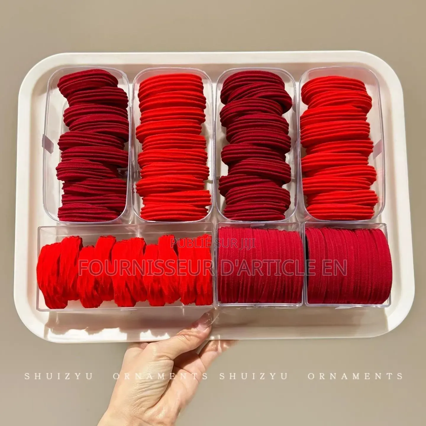 Chouchou Rouge Pour Cheveux.