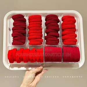 Chouchou Rouge Pour Cheveux.