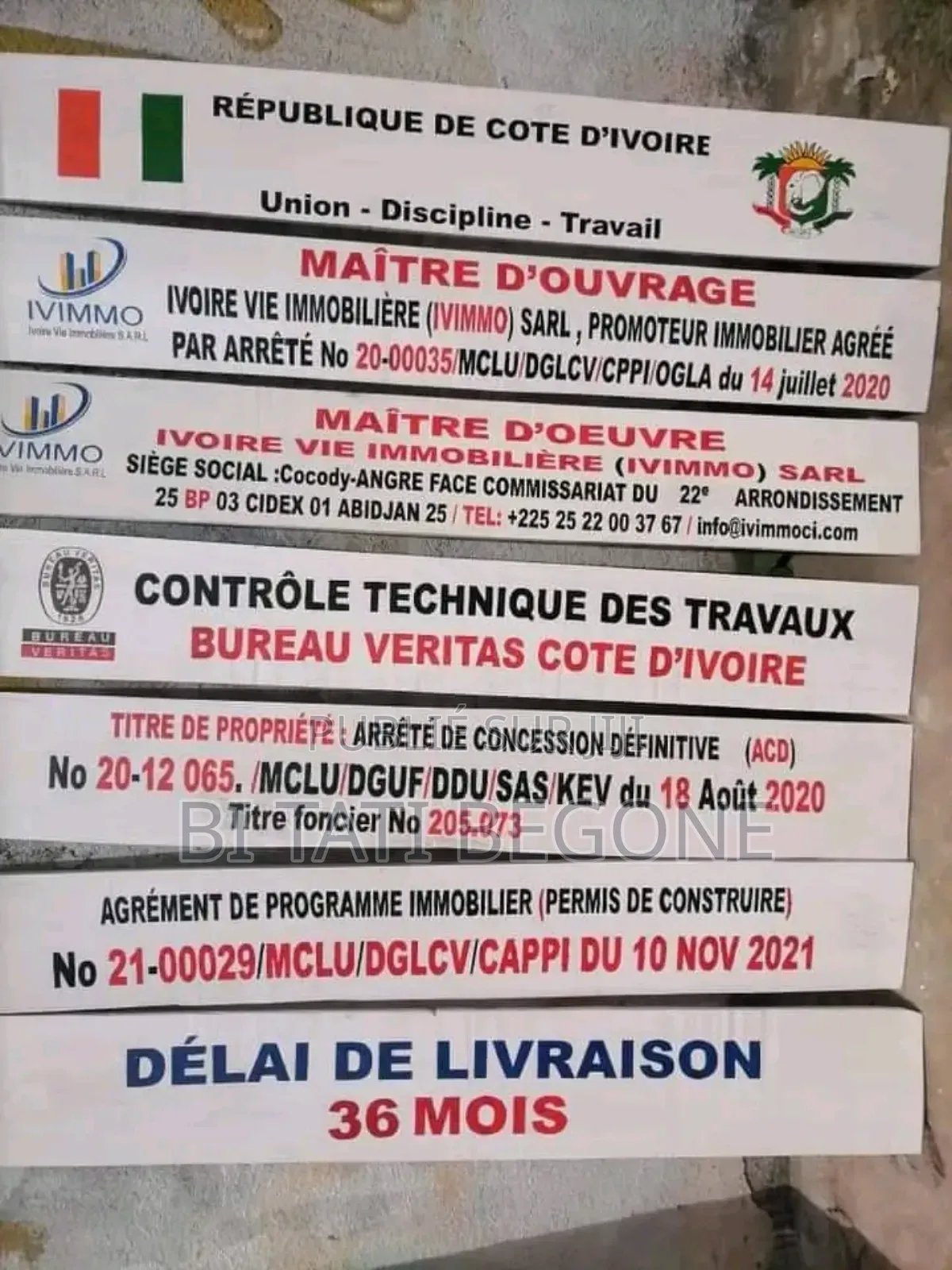 3chbre Maison dans Ivimmo, Songon à Vendre