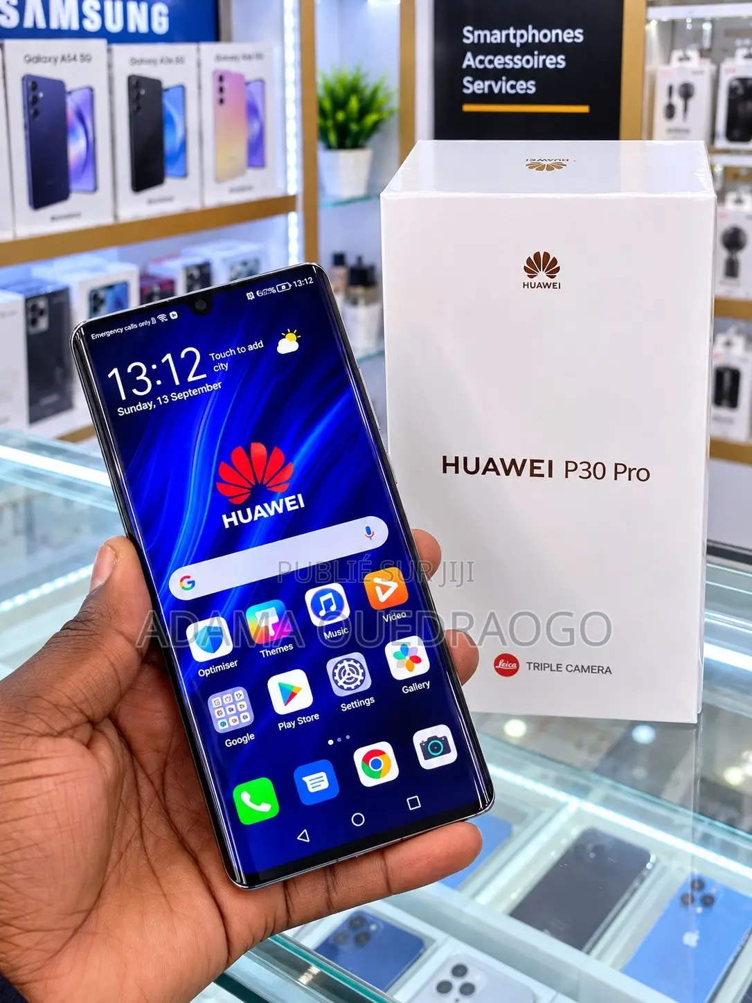 Nouveau Huawei P30 Pro 256 GB Bleu