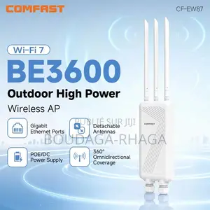 COMFAST BE3600 Point d'Accès Extérieur Routeur Bi-Bande 2.4/5.8g
