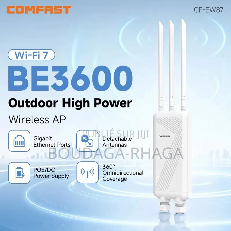 COMFAST BE3600 Point d'Accès Extérieur Routeur Bi-Bande 2.4/5.8g