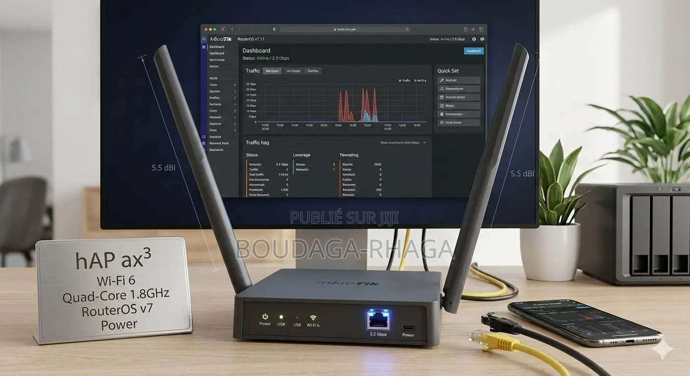 Routeur Wi-Fi 6 Mikrotik Ax3 Puissance Et La Vitesse Pour Votre Réseau