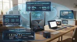 Routeur Wi-Fi 6 Mikrotik Ax3 Puissance Et La Vitesse Pour Votre Réseau