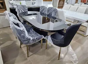Magnifique Table À Manger Luxueuse Et Solide (6) Chaises Importé