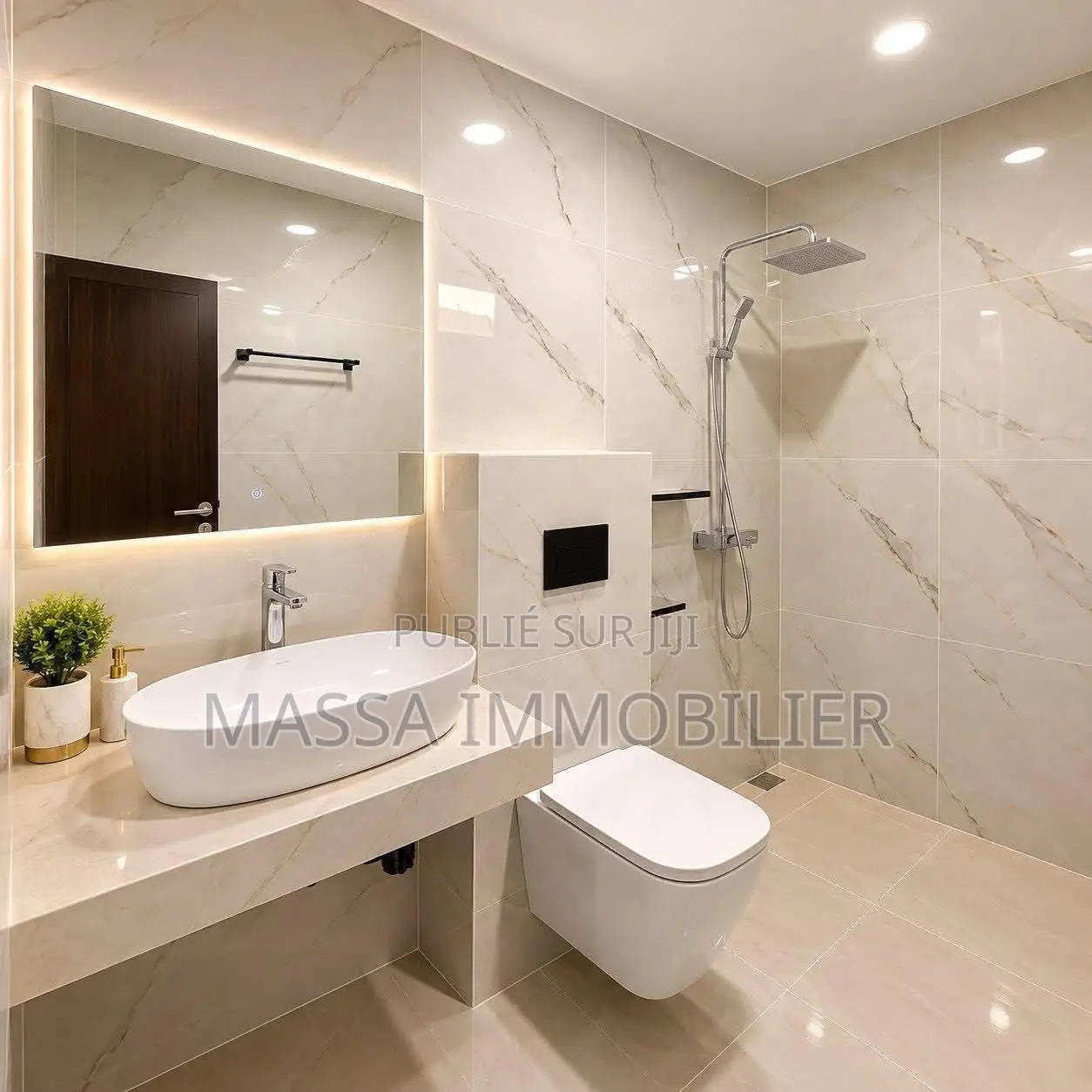 2chbre Appartement dans Massa Immobilier, Cocody à Louer