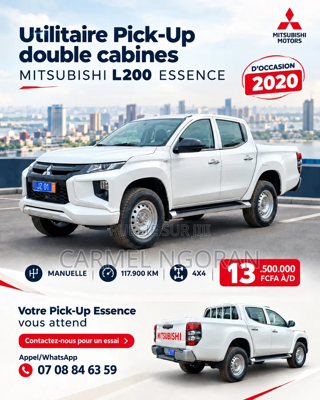 Mitsubishi L200 2020 Blanc