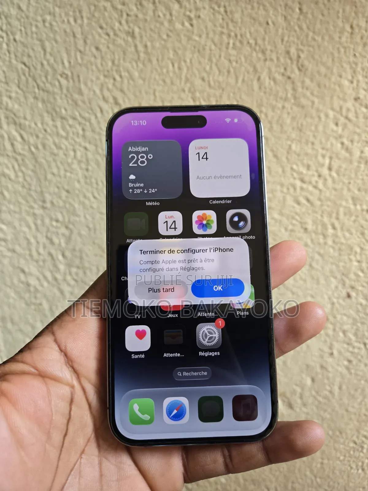 Pomme iPhone 14 Pro 256 GB Violet