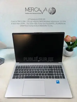 Nouveau Ordinateur portable HP 250 G10 8GB Intel Core Ultra 5 SSD 512GB