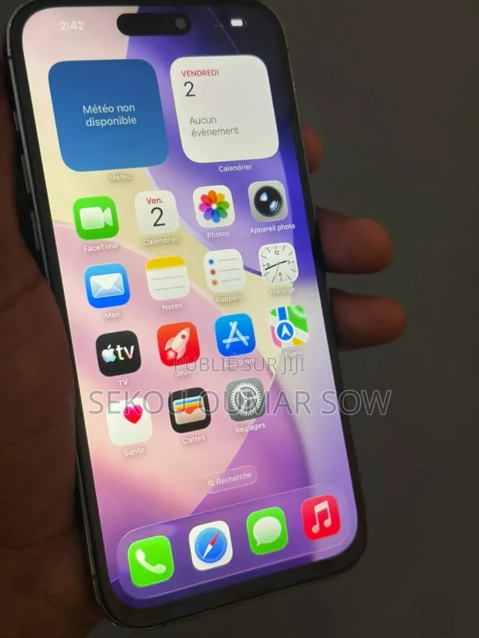 Nouveau Pomme iPhone 14 Pro Max 512 GB Violet