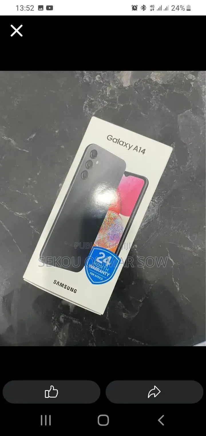 Nouveau Samsung Galaxy A14 5G 128 GB Noir