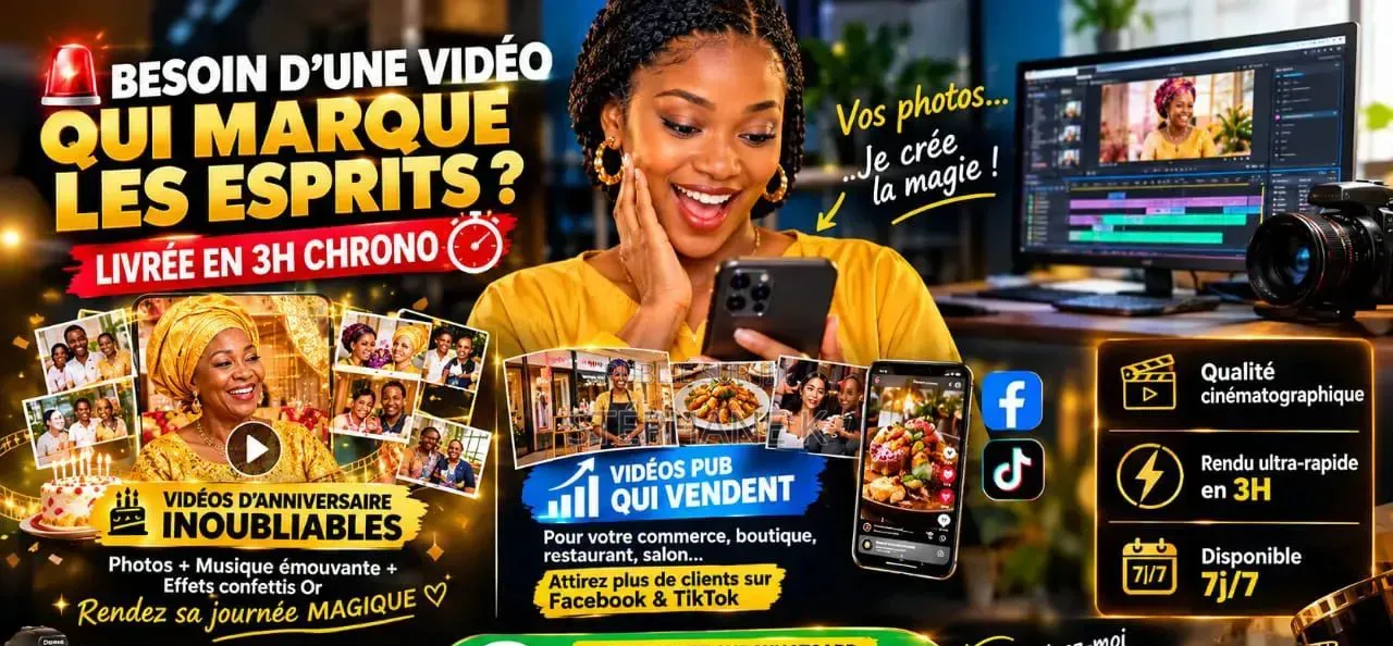 Besoin d'Une Vidéo Qui Marque Les Esprits ? Livrée en 3h Chrono